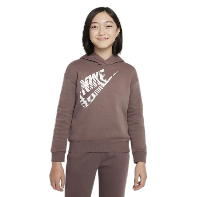 Sudadera con capucha de gran tamaño para niñas Nike