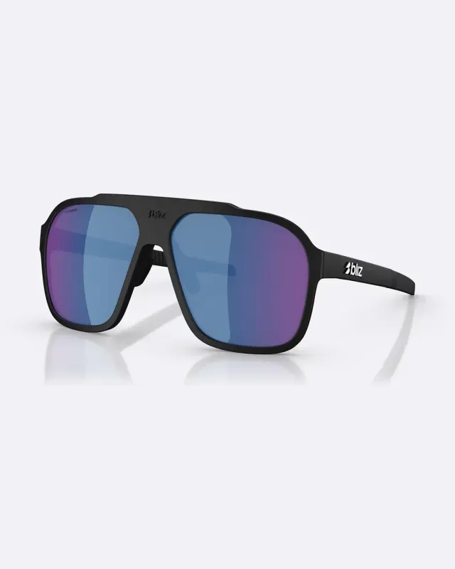 Gafas Bliz A002 Matte Black con lentes Blue