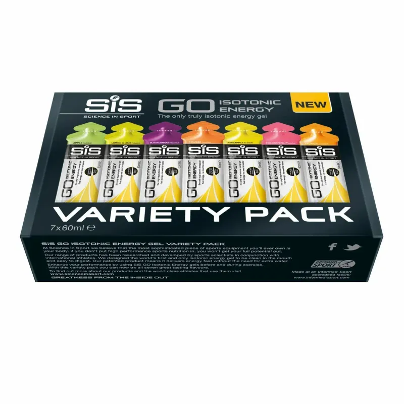 Variedades de gel energético Science in Sport Go Isotoni