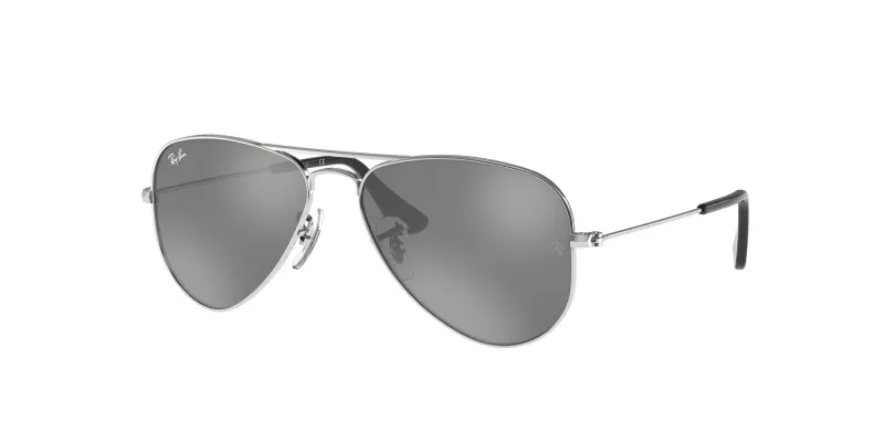 Ray - Ban Niños Ray - Ban RJ9506S JUNIOR AVIATOR 212/6G Gafas de sol Metal Plata Gris Piloto Normal
