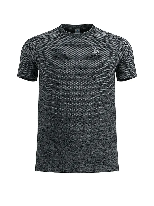 ODLO Camiseta de running para hombre Essential Seamless gris | L