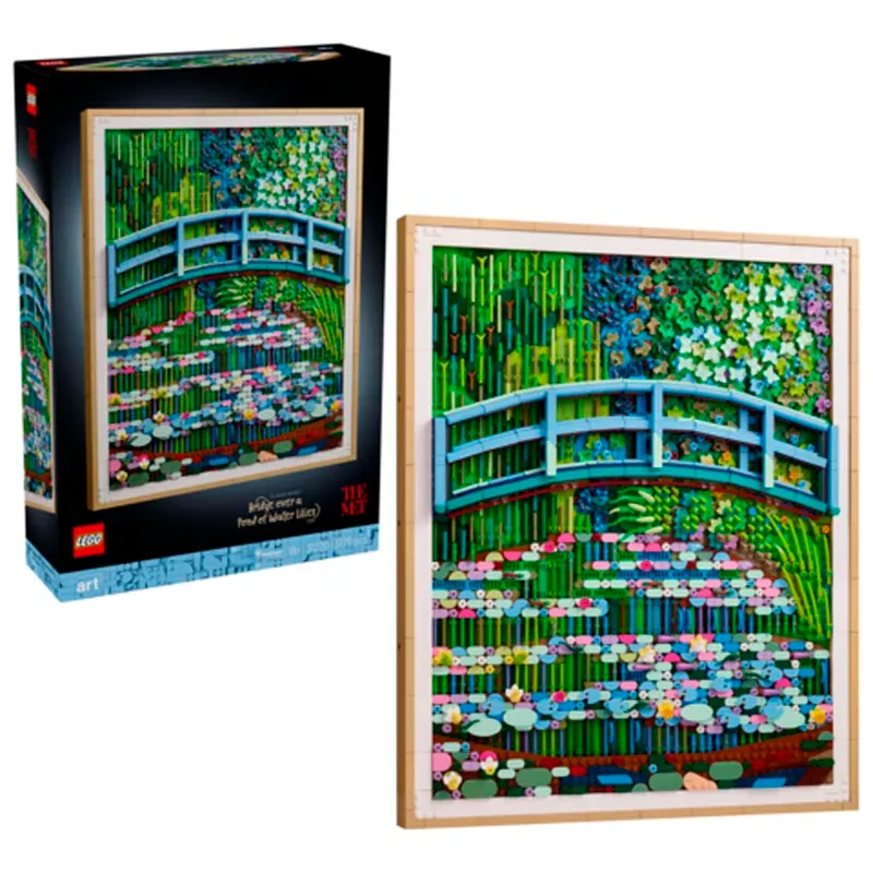 LEGO® ART Claude Monet – Puente sobre un estanque de nenúfares 31220