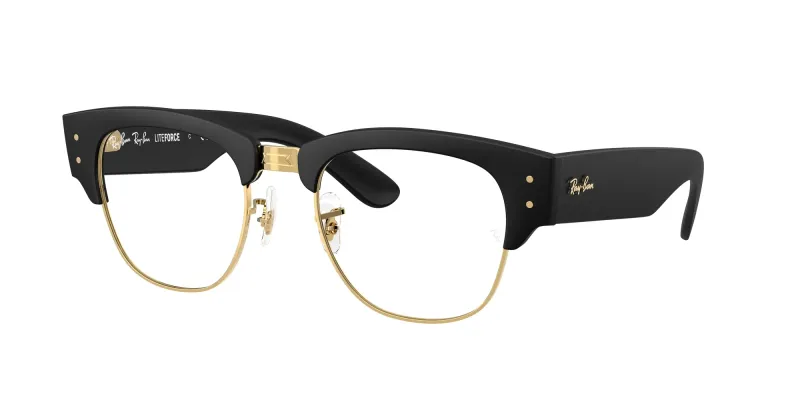 Ray - Ban Unisex Ray - Ban RX7316V 5204 Monturas ópticas Ojeada Negro Transparente Cuadrada Normal
