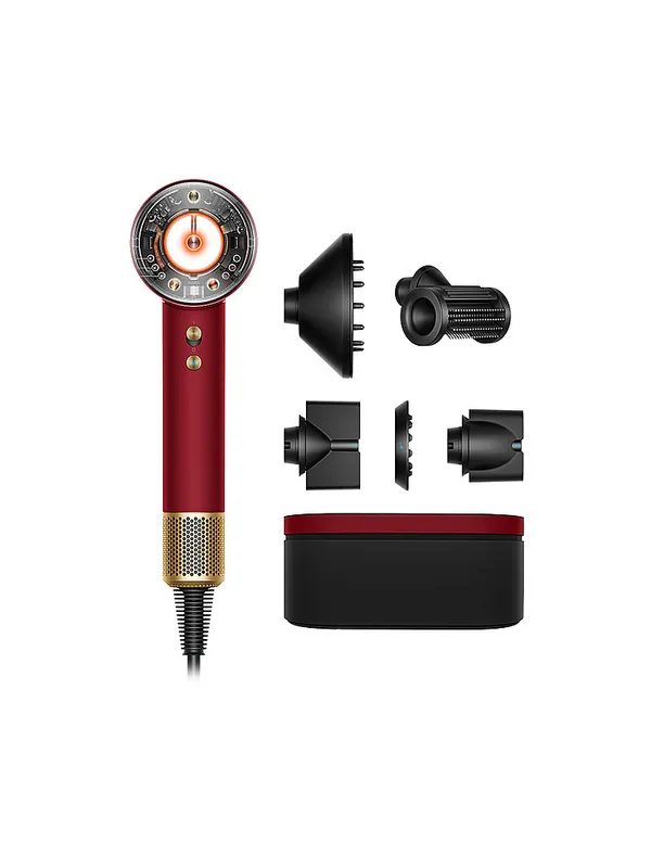 DYSON Secador de pelo - dyson supersonic nural HD16 Rojo terciopelo/Oro rojo oscuro