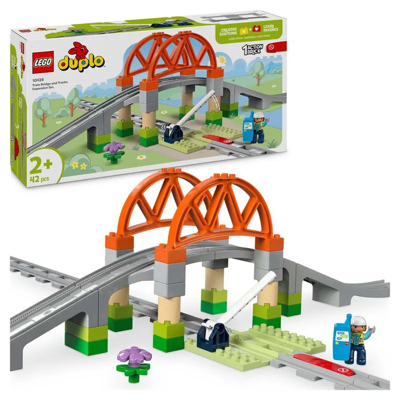 LEGO® DUPLO Town Set de Expansión: Puente y Vías Ferroviarias 10426