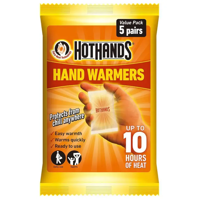 Calentador de manos HotHands (x5)