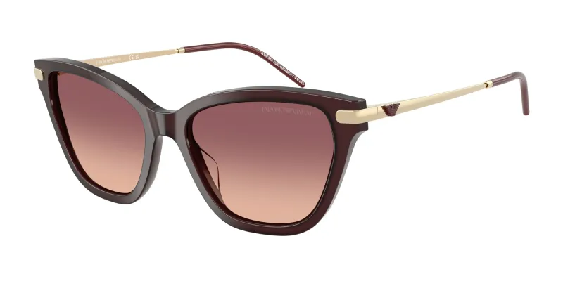 Emporio Armani Mujer Emporio Armani EA4251 62658D Gafas de sol Acetato Burdeos Rosa Cat Eye Normal Sombreado