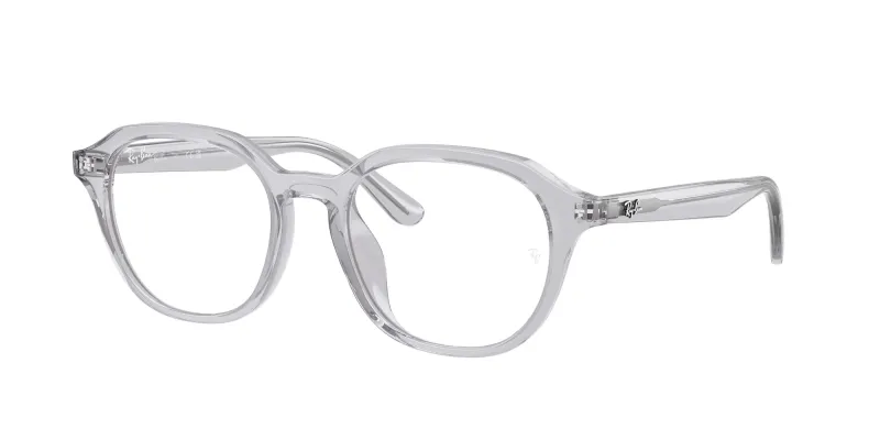 Ray - Ban Hombre Ray - Ban RX7259D 8411 Monturas ópticas Acetato Gris Transparente Cuadrada Normal