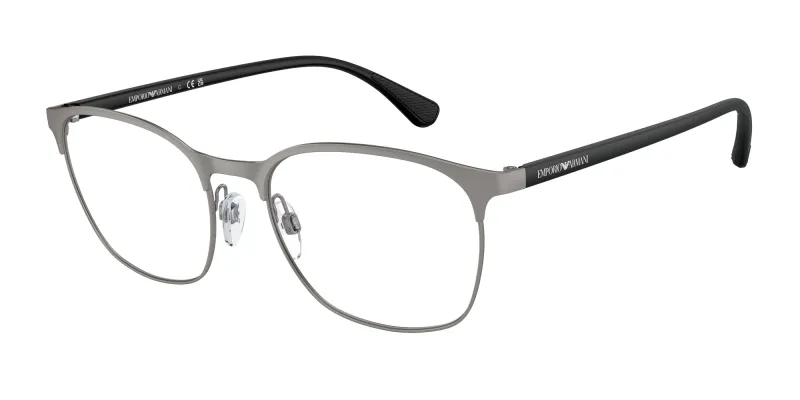 Emporio Armani Hombre Emporio Armani EA1114 3032 Monturas ópticas Metal Gris Redonda Normal