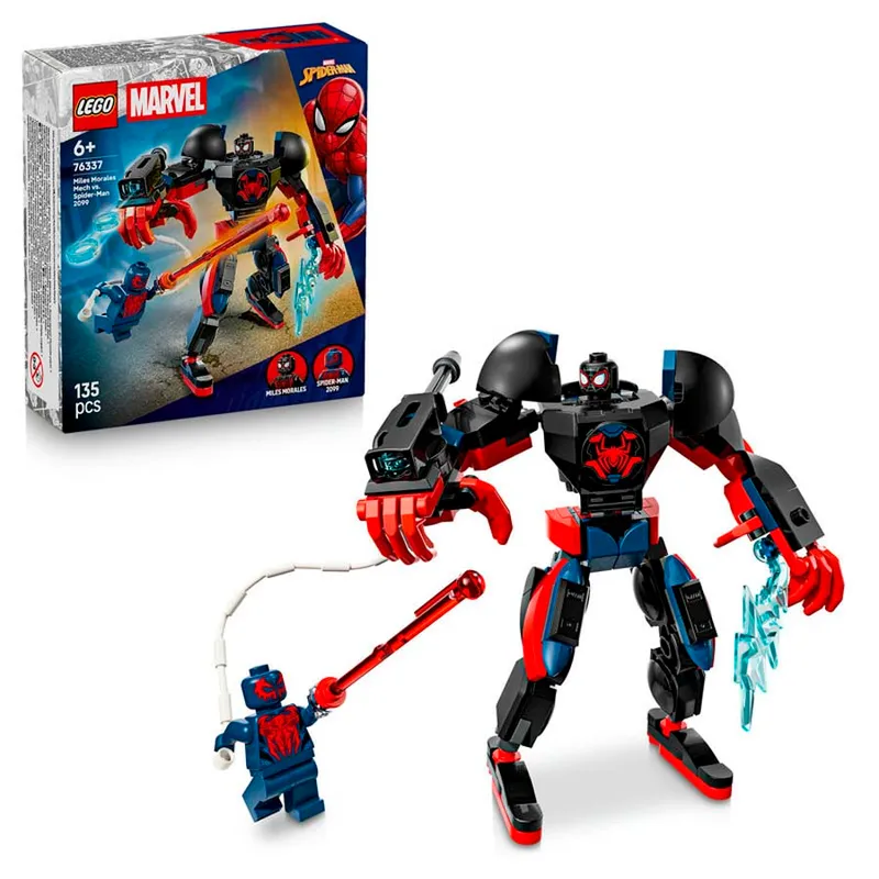 LEGO® Super Heroes Armadura Robótica de Miles Morales vs. Spider-Man 76337