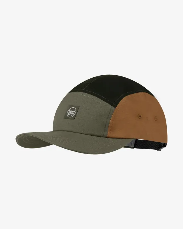 Gorra Buff 5 Panel Venture verde marrón