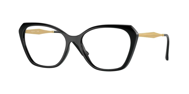 VOGUE EYEWEAR Mujer VOGUE EYEWEAR VO5522 W44 Monturas ópticas Inyectado Negro Geométrico Normal