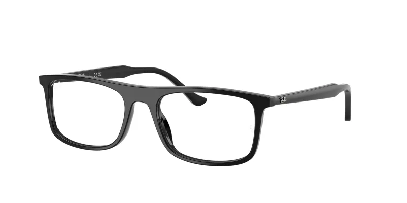 Ray - Ban Unisex Ray - Ban RX5440 2000 Monturas ópticas Acetato Negro Transparente Cuadrada Normal
