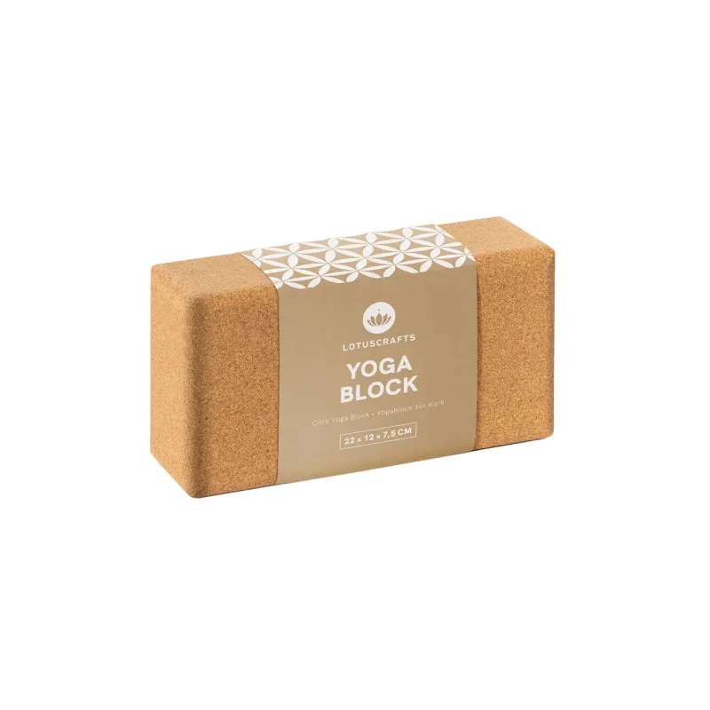 Ladrillo de yoga de corcho Lotuscrafts