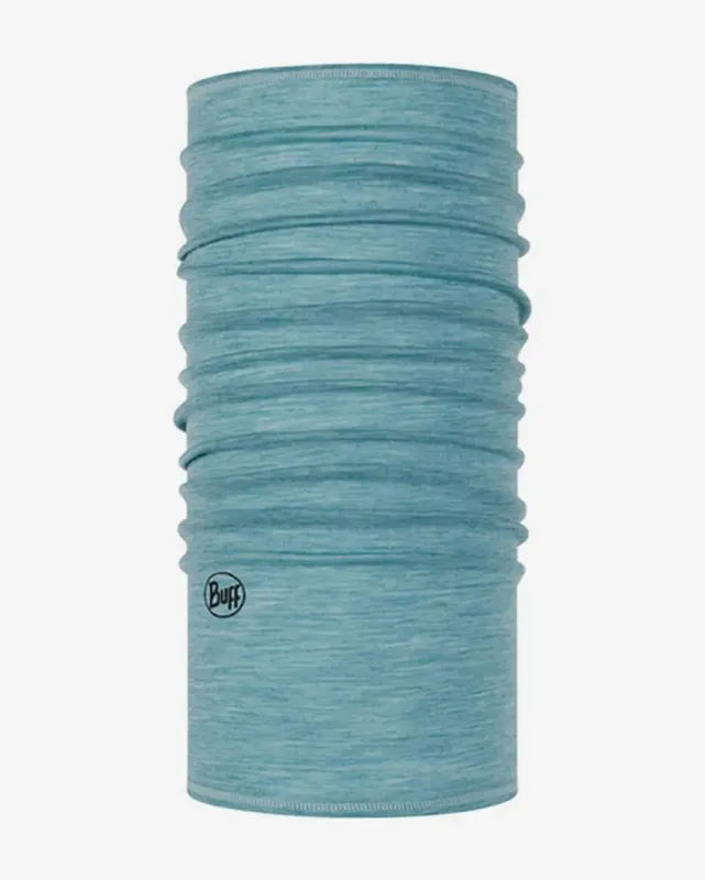 Buff Lightweight Merino Wool Solid Pool azul