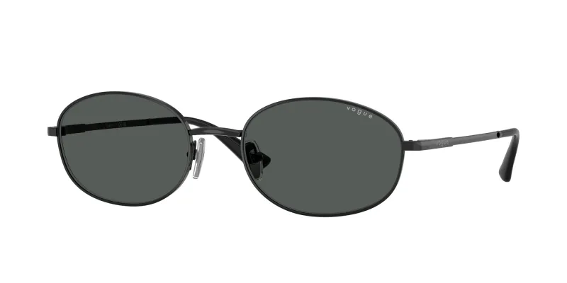 VOGUE EYEWEAR Mujer VOGUE EYEWEAR VO4323S 352/87 Gafas de sol Metal Negro Gris Redonda Normal
