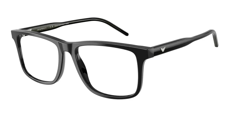 Emporio Armani Hombre Emporio Armani EA3257 5017 Monturas ópticas Acetato Negro Cuadrada Normal