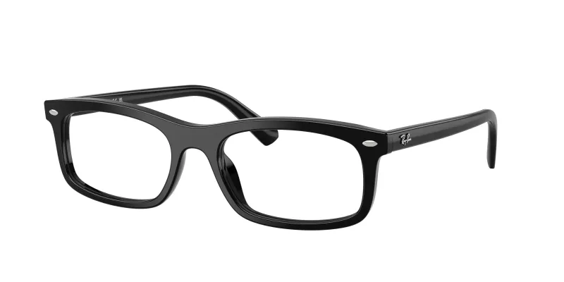 Ray - Ban Unisex Ray - Ban RX5450 2000 Monturas ópticas Acetato Negro Transparente Cuadrada Normal