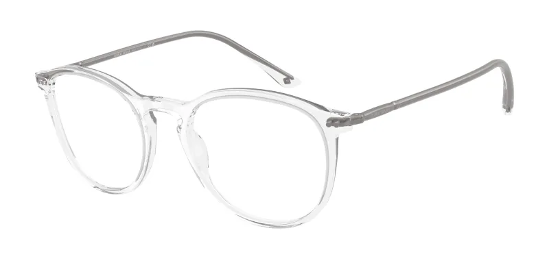 Giorgio Armani Hombre Giorgio Armani AR7125 6344 Monturas ópticas Acetato Transparente Pantos Normal