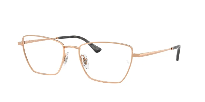 Ray - Ban Unisex Ray - Ban RX6552 3094 Monturas ópticas Metal Oro Transparente Geométrico Normal