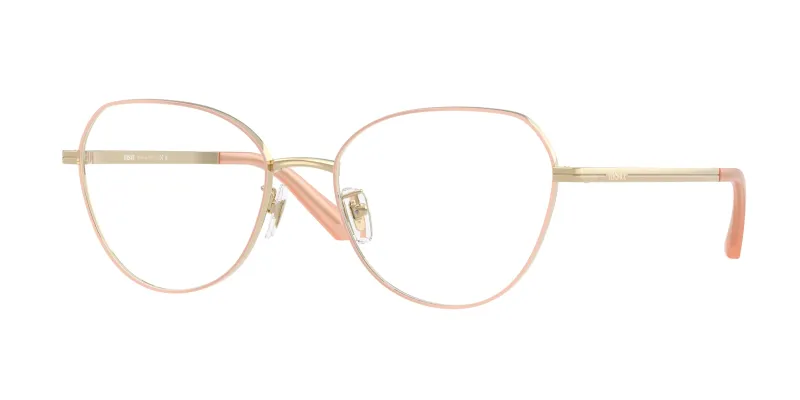 Versace Mujer Versace VE1313D 1520 Monturas ópticas Metal Oro Pantos Normal