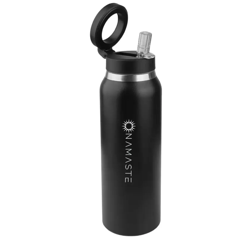 Botella térmica con soporte magnético para teléfono Onamaste