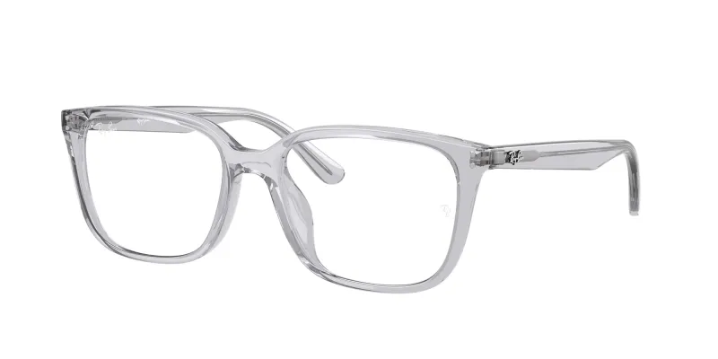 Ray - Ban Unisex Ray - Ban RX7248D 8411 Monturas ópticas Acetato Gris Transparente Cuadrada Normal