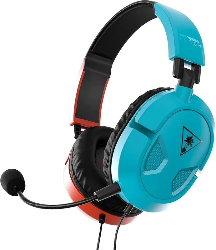 Headset Gaming Turtle Beach Recon 50 Red Blue PC/PS5/PS4/Xbox Series/Xbox One