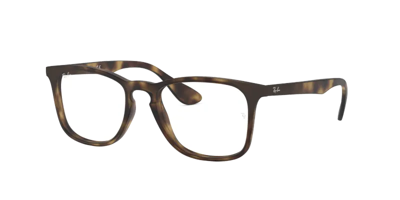 Ray - Ban Unisex Ray - Ban RX7074 5365 Monturas ópticas Inyectado Tortuga Transparente Cuadrada Normal
