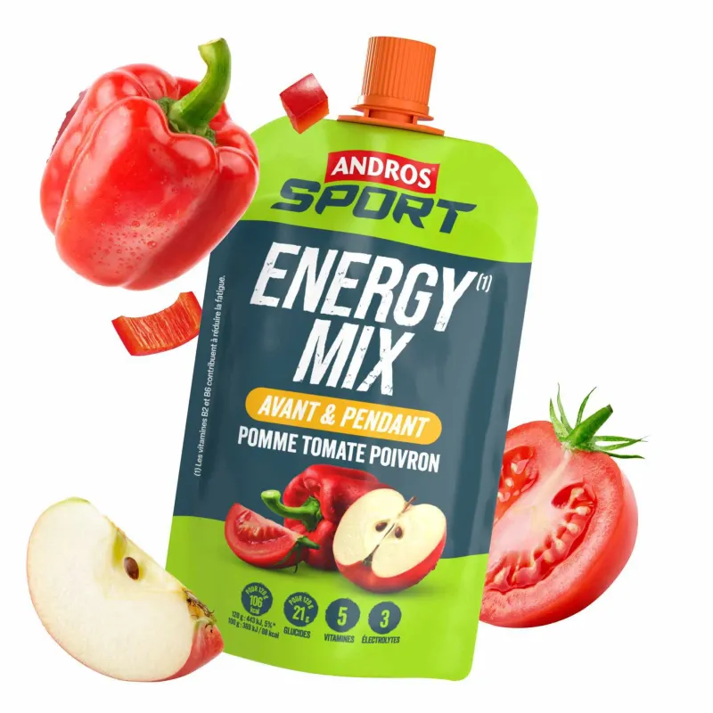 Bebida energética Andros Sport Energy Mix Pomme Tomate Poivron