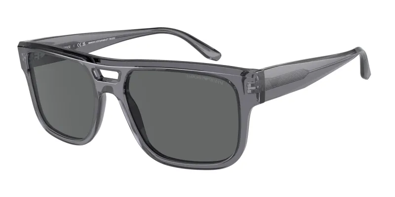 Emporio Armani Hombre Emporio Armani EA4197 502987 Gafas de sol Acetato Gris Gris Pillow Normal