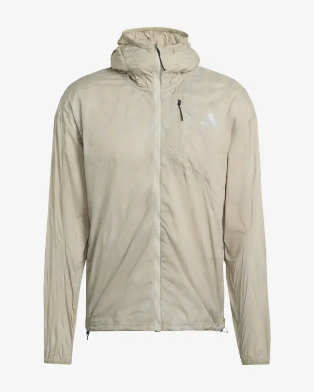 Chaqueta con capucha adidas Adi365 Running Reflective beige - S