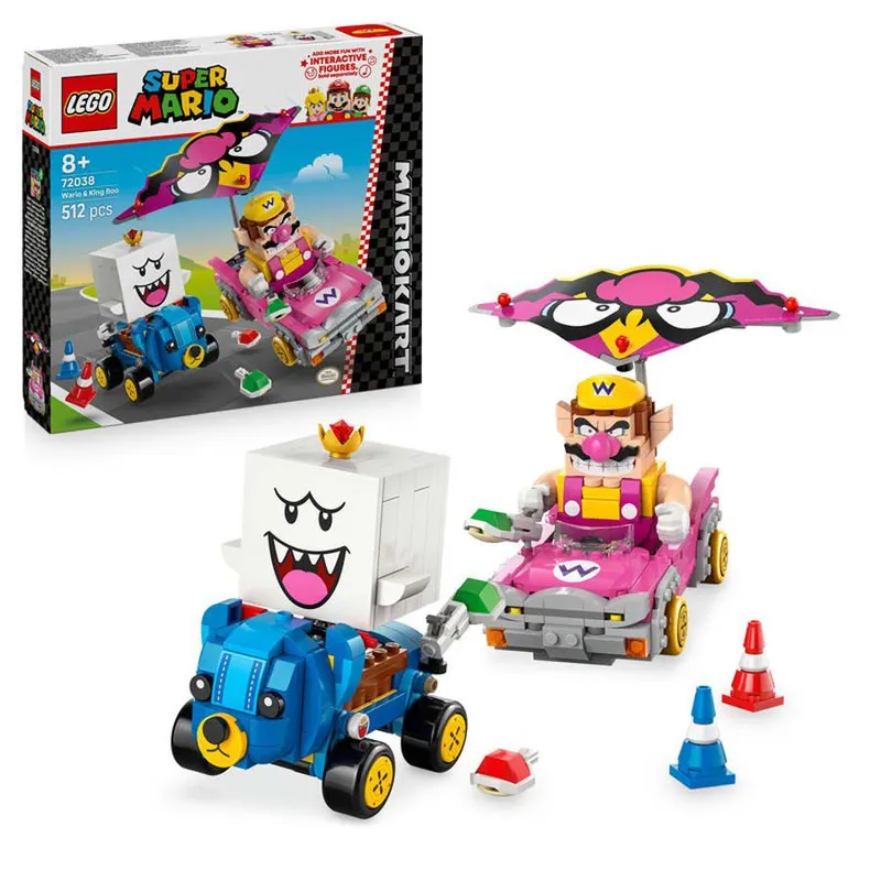 LEGO® Super Mario Mario Kart™ – Wario y Rey Boo 72038