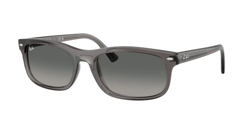Ray - Ban Unisex Ray - Ban RB2224 667571 Gafas de sol Acetato Gris Gris Cuadrada Normal Matizado