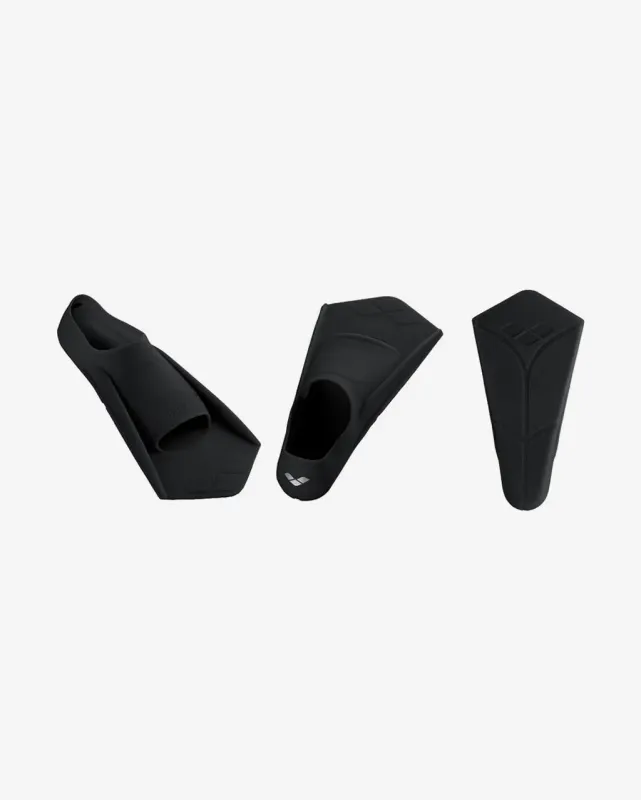 Aletas Arena Powerfin negro plata - 41-42