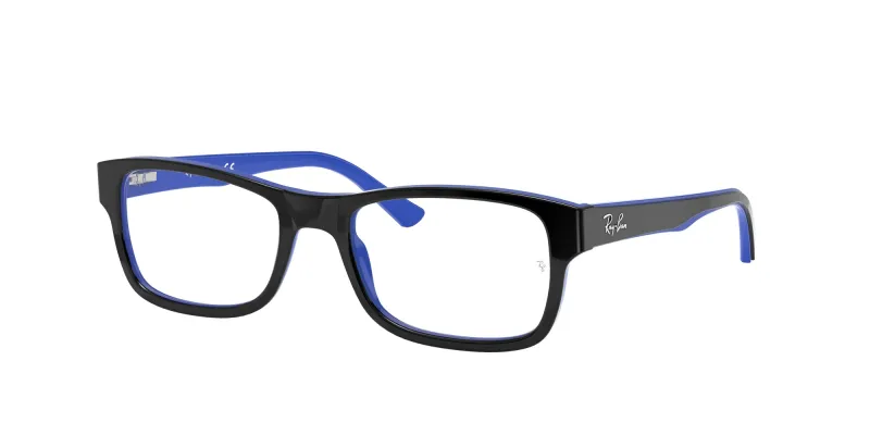 Ray - Ban Unisex Ray - Ban RX5268 5179 Monturas ópticas Acetato Negro Transparente Cuadrada Normal