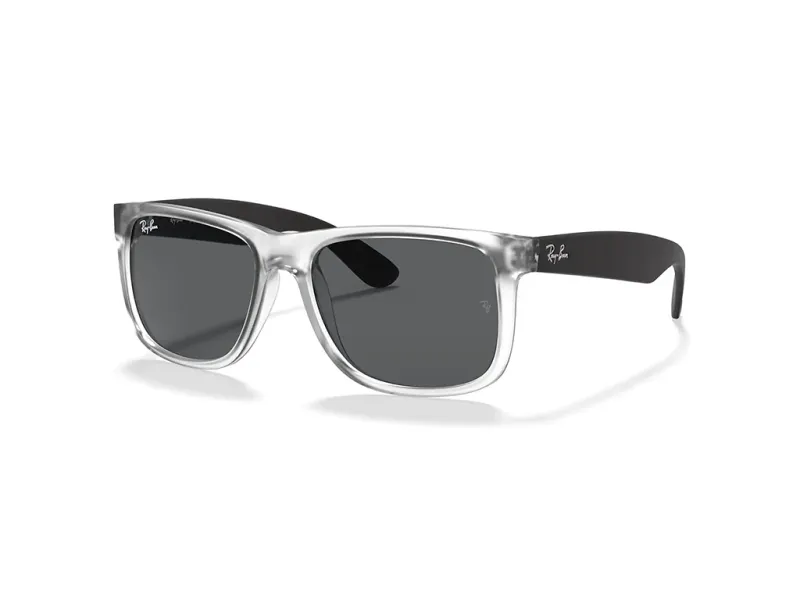 Ray - Ban Hombre Ray - Ban RB4165 JUSTIN 651287 Gafas de sol Inyectado Transparente Gris Cuadrada Normal
