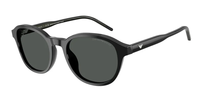 Emporio Armani Hombre Emporio Armani EA4247U 501787 Gafas de sol Acetato Negro Gris Pantos Normal