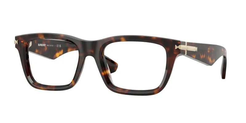 Burberry Hombre Burberry BE2419 3002 Monturas ópticas Acetato Marrón Cuadrada Normal