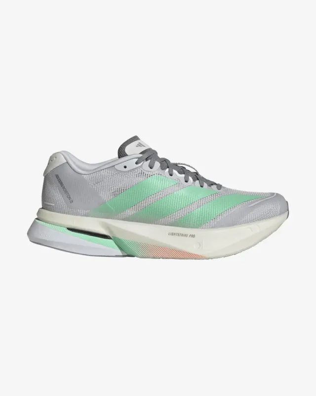 Zapatillas adidas Adizero Boston 13 Light Strike Pro gris azul pastel mujer - 37(1/3)