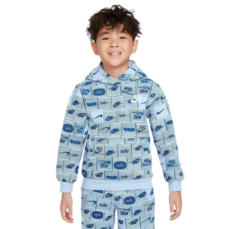 Sudadera para niños Nike Club SSNL AOP