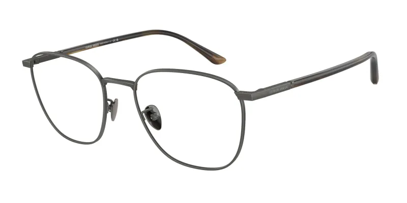 Giorgio Armani Hombre Giorgio Armani AR5132 3259 Monturas ópticas Acero Gris Cuadrada Normal