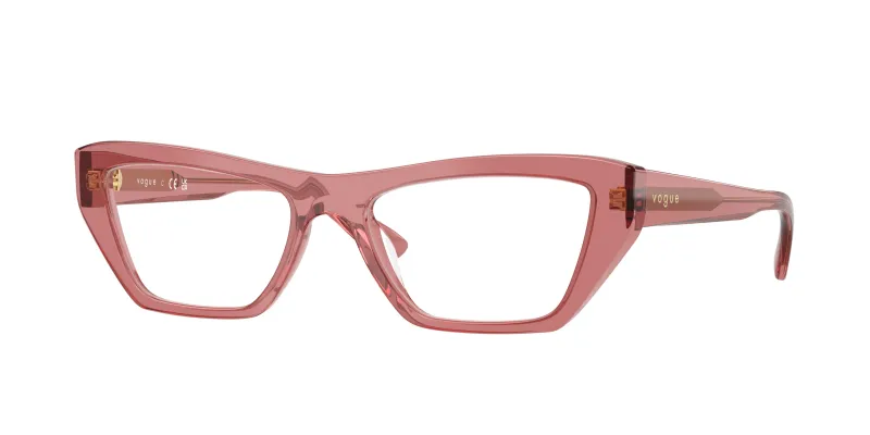 VOGUE EYEWEAR Mujer VOGUE EYEWEAR VO5701U 3290 Monturas ópticas Acetato Rosa Transparente Cat Eye Normal