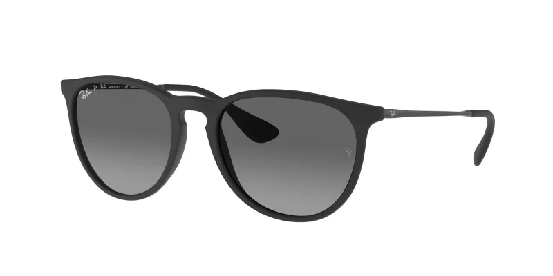 Ray - Ban Mujer Ray - Ban RB4171 ERIKA 622/T3 Gafas de sol Inyectado Negro Gris Pantos Polarizado Sombreado