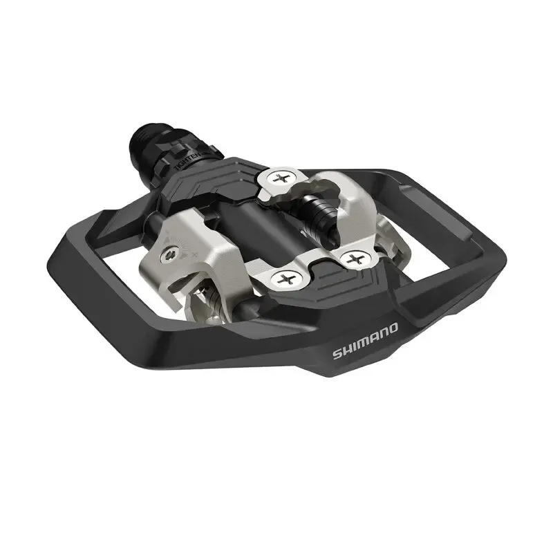 Pedales automáticos de doble clic con plataforma y cuñas Shimano PD-ME700