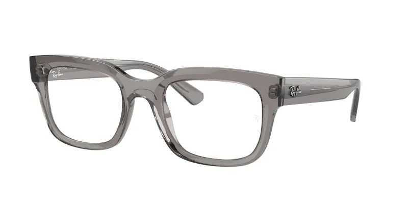 Ray - Ban Unisex Ray - Ban RX7217 CHAD 8263 Monturas ópticas Acetato Gris Transparente Cuadrada Normal