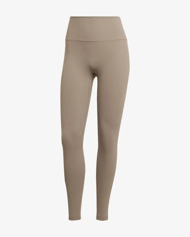 Malla larga adidas All Me Rib marrón mujer - S