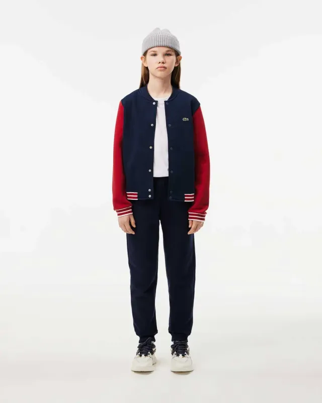 Pantalón largo Lacoste Color Block azul marino infantil - 14
