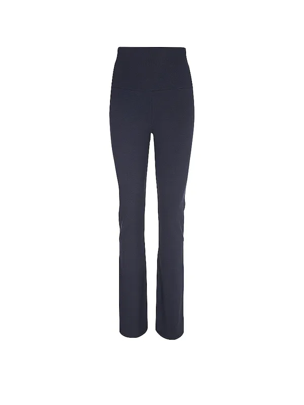 MANDALA Pantalones de yoga clásicos Rolldown para mujer azul oscuro | XS