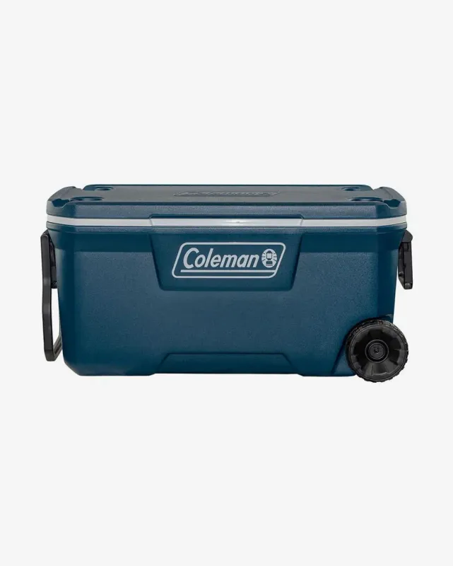 Nevera Rígida Coleman Xtreme 100QT con ruedas 94L azul